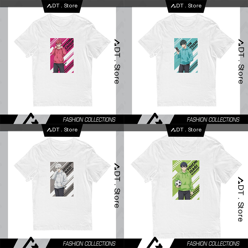 Áo thun anime Blue Lock Isagi Chigiri Itoshi Nagi cực chất giá rẻ