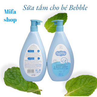 Sữa tắm gội cho bé BUBBLE Shampoo & Body Wash 400ml nhập khẩu từ Bulgaria