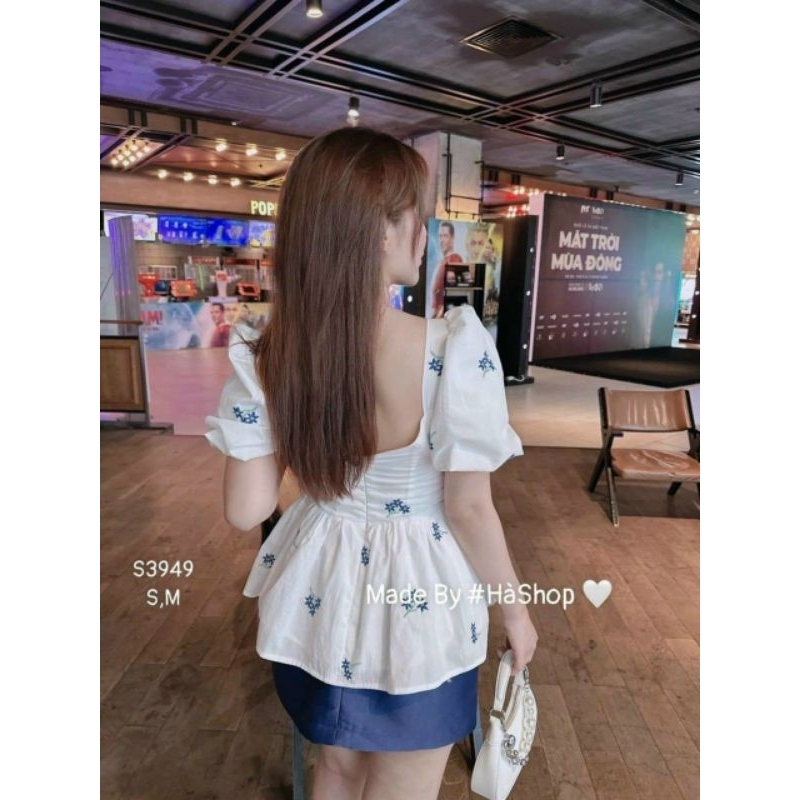 Sét Áo Thêu Kèm Chân Váy Big Size   MS04-03