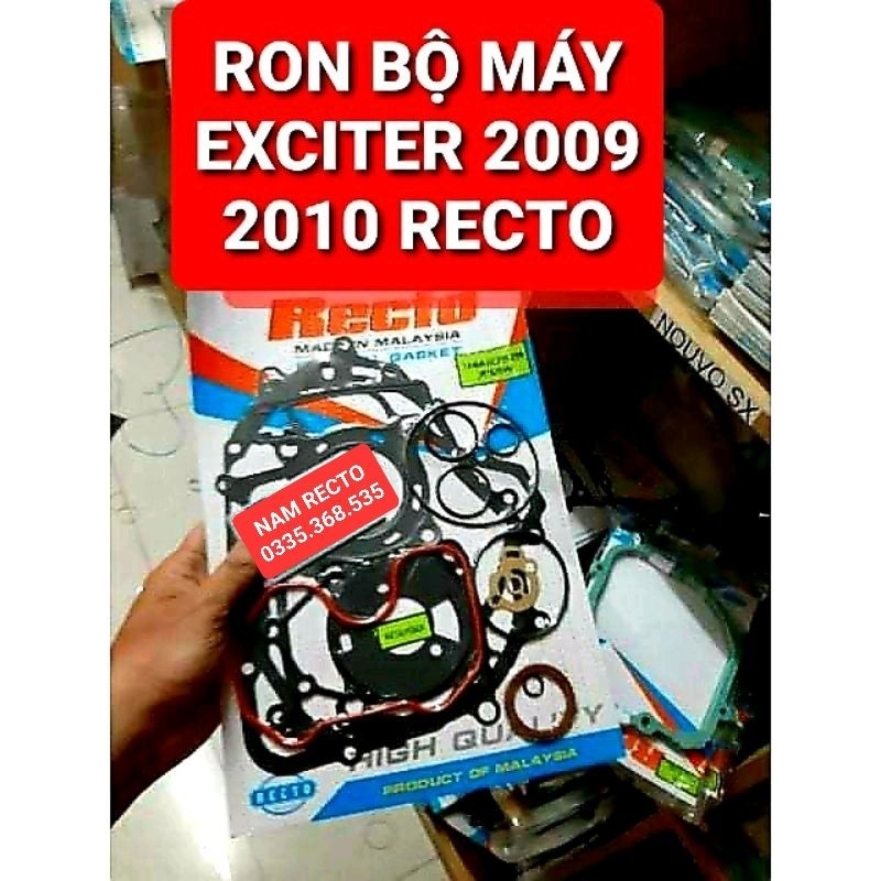 Bộ ron máy Exciter 135 đời 2009-2010 Malaysia chính hãng recto