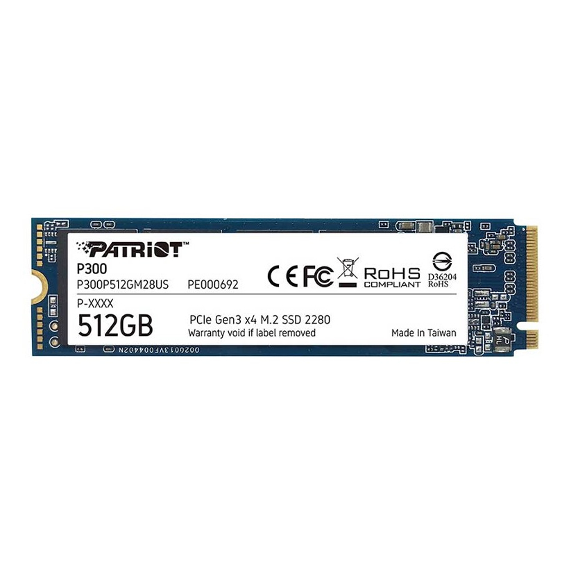 Ổ Cứng Máy Tính - SSD Patriot P300 PCIe Gen3x4 NVMe M.2 2280 | 256GB - 512GB - 1TB - Hàng chính hãng - Hoả Tốc HCM