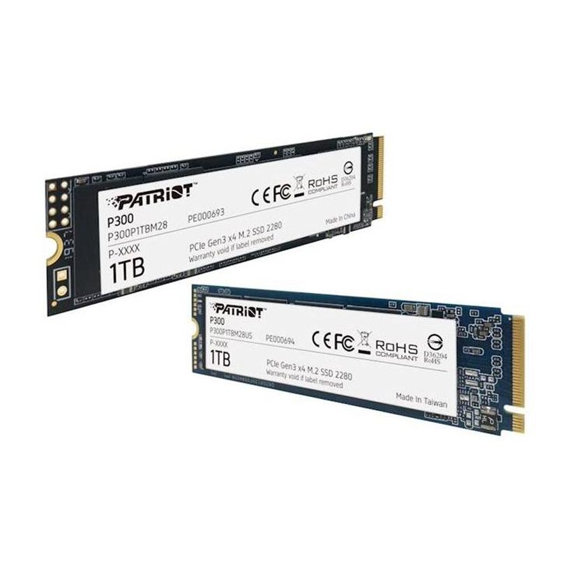 Ổ Cứng Máy Tính - SSD Patriot P300 PCIe Gen3x4 NVMe M.2 2280 | 256GB - 512GB - 1TB - Hàng chính hãng - Hoả Tốc HCM