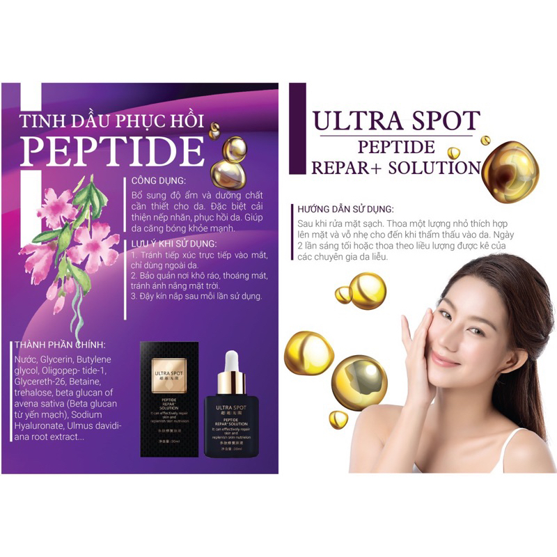 Tinh dầu phục hồi Peptide