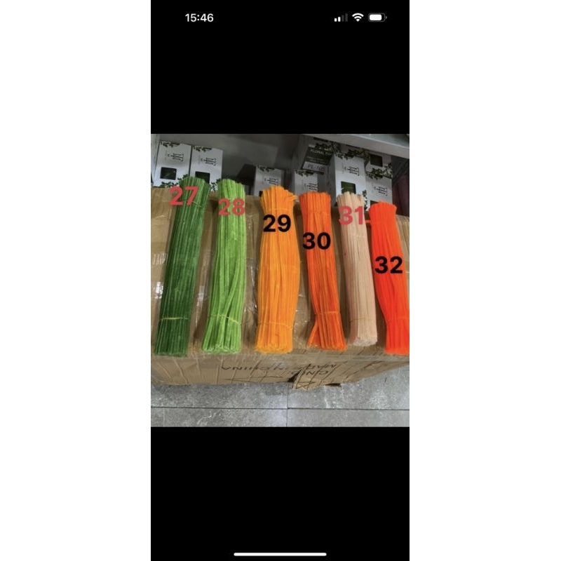 Kẽm nhung làm hoa, bó 100 cây