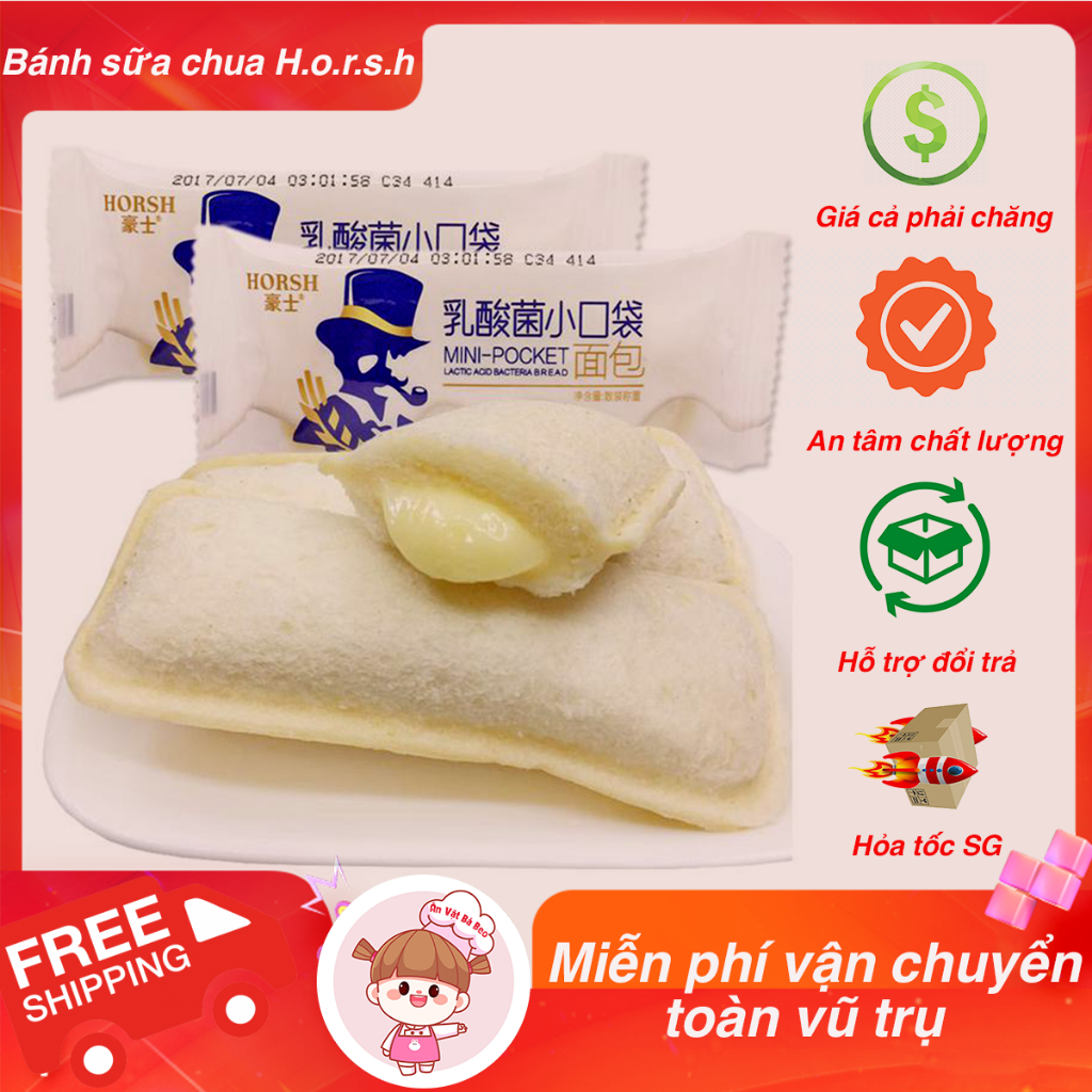 ✅1kg✅ Bánh Sữa Chua Ông Già HORSH hot ⭐  Ăn vặt Bà Beo ✅