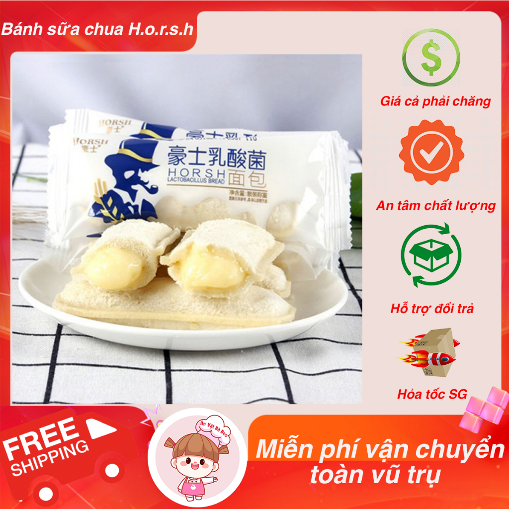 ✅1kg✅ Bánh Sữa Chua Ông Già HORSH hot ⭐  Ăn vặt Bà Beo ✅