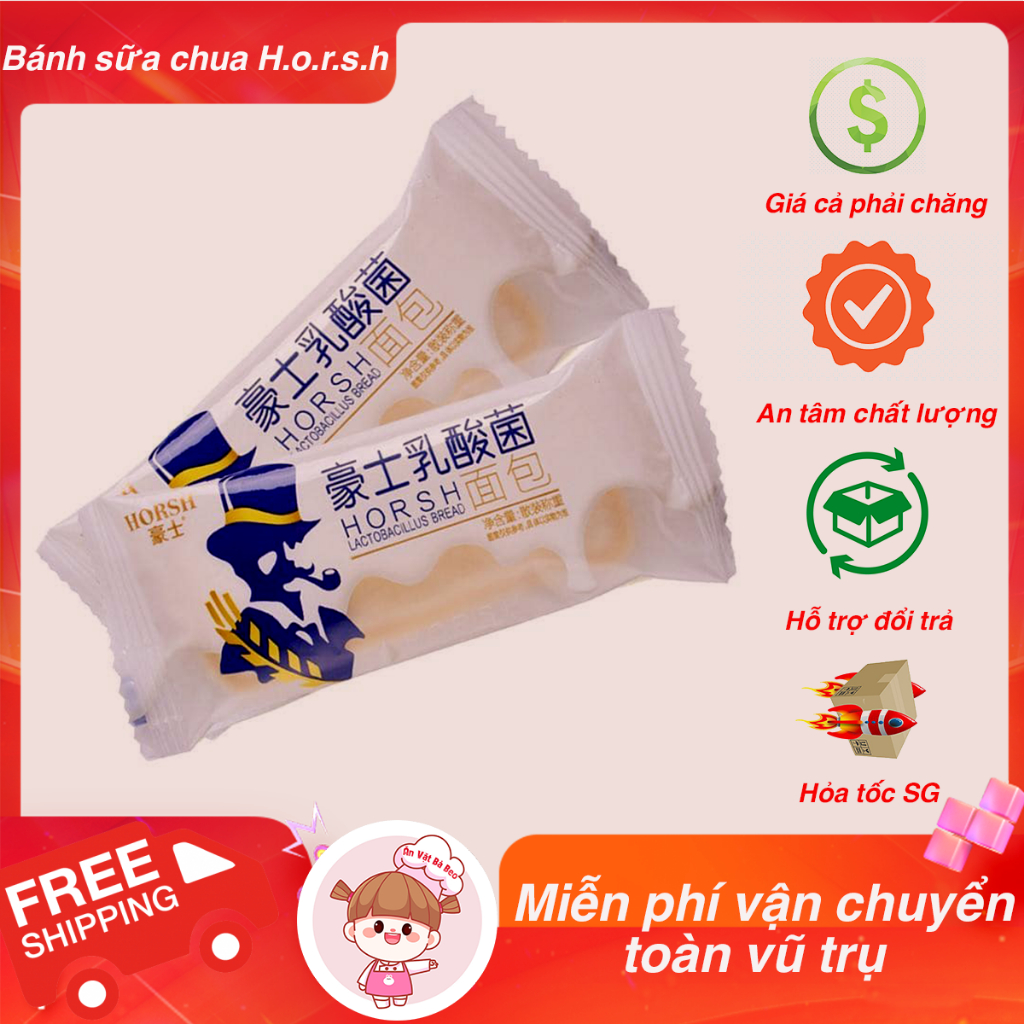 ✅1kg✅ Bánh Sữa Chua Ông Già HORSH hot ⭐  Ăn vặt Bà Beo ✅