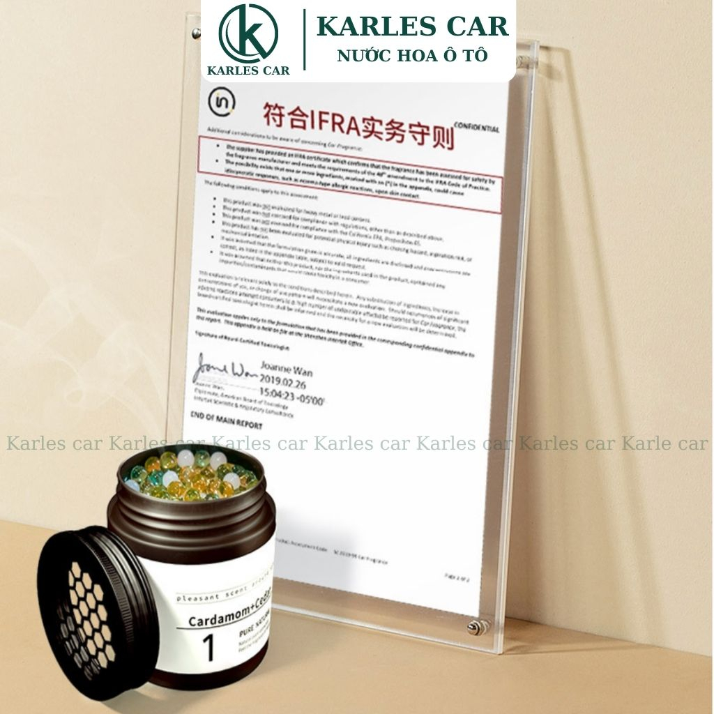 Sáp thơm xe ô tô cao cấp dạng hạt khử mùi xe hơi, tủ quần áo, phòng ngủ