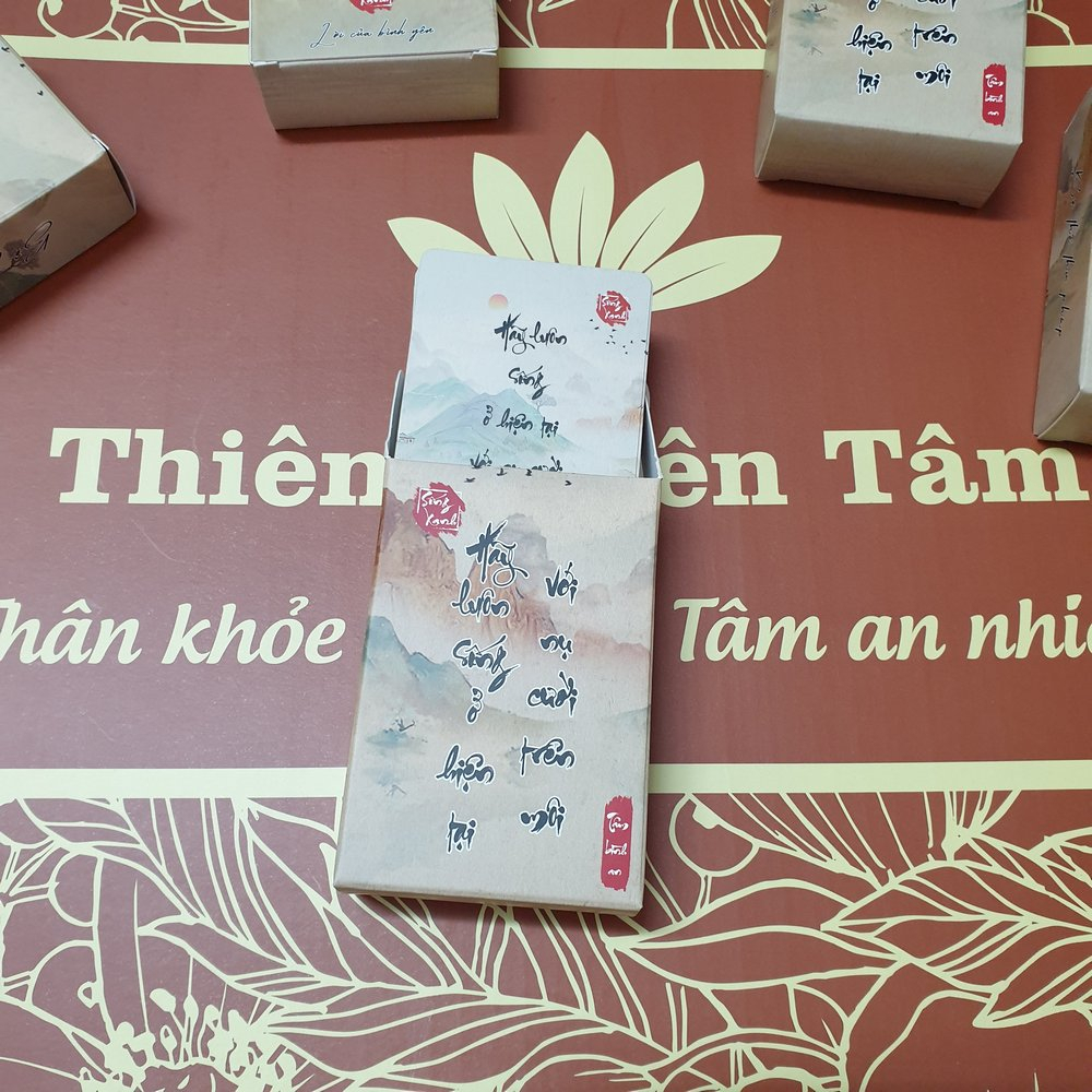 Bộ thẻ quà tặng thư pháp - Lời Của Bình Yên