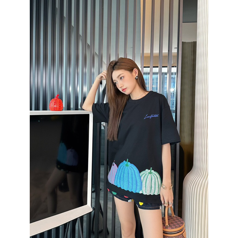 Áo thun LUIS.VUITTON trái bí dễ thương cá tính, áo phông nam nữ cặp đôi