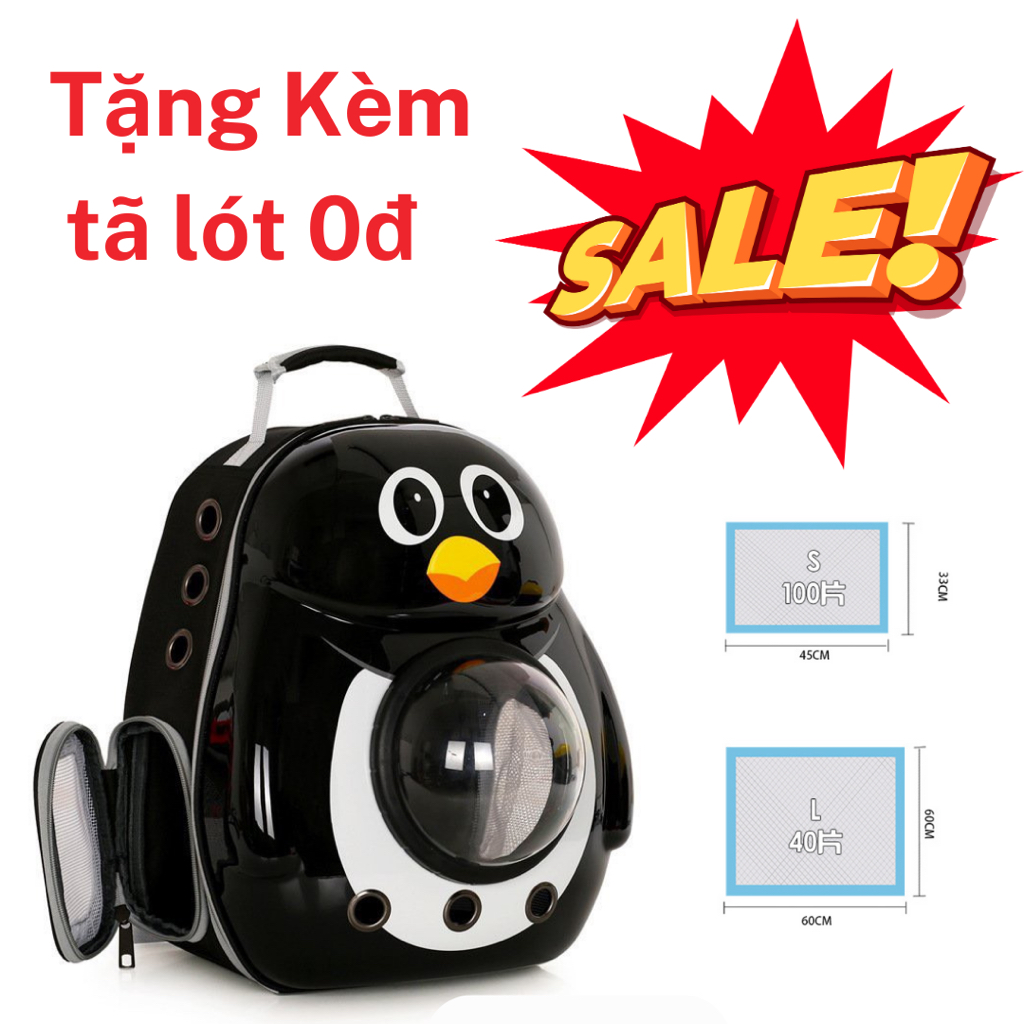 Balo Chó Mèo Balo CHIM CÁNH CỤT, BAT MAN, GẤU ĐEN Nhập Khẩu Cao Cấp Hợp Thời Trang