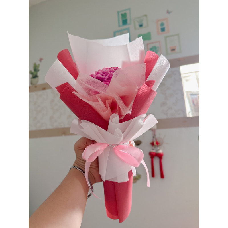 QUÀ TẶNG Bó Hoa Hồng , hoa giấy, Hoa Sáp Thơm Tặng Người Thân Yêu, Hoa Tình Yêu, Sinh Nhật, Ngày Lễ,