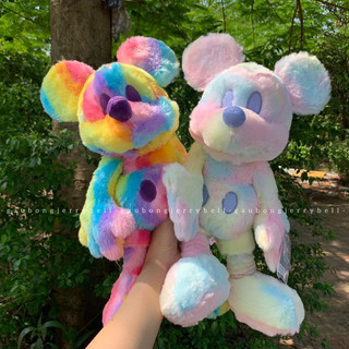 Gấu bông Mickey Mouse Rainbow Medium Soft chính hãng Disney