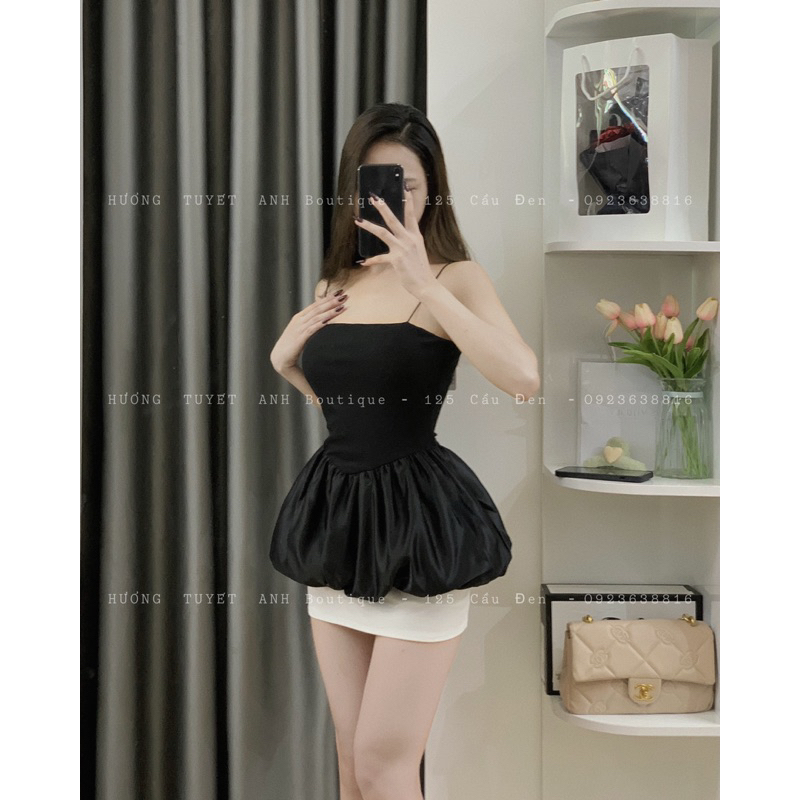 Áo cúp ngực bí phồng