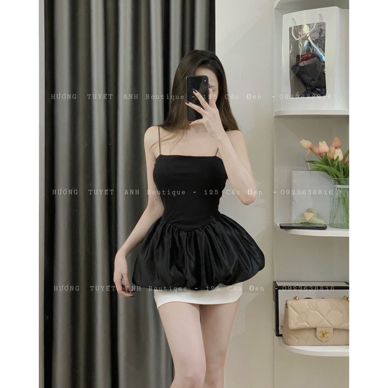 Áo cúp ngực bí phồng