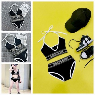 Bikini, đồ bơi cột dây tùy chỉnh cho bé gái