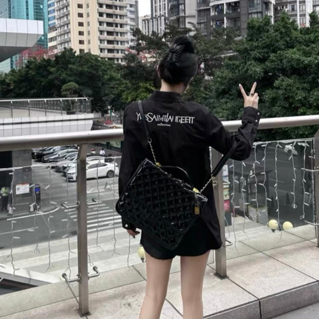 Áo Sơ Mi Nữ Thêu thương Hiệu YSL Chất Liệu Thô Thoáng Mát LQStudio (06) | BigBuy360 - bigbuy360.vn