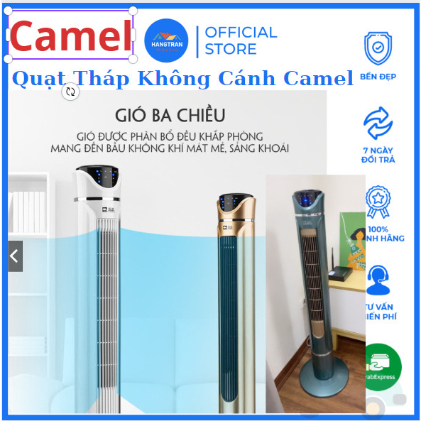 Quạt Cây Đứng CAMEL FST-18 Quạt Không Cánh,Điều Hòa, Làm mát-Gia Dụng Gia Đình