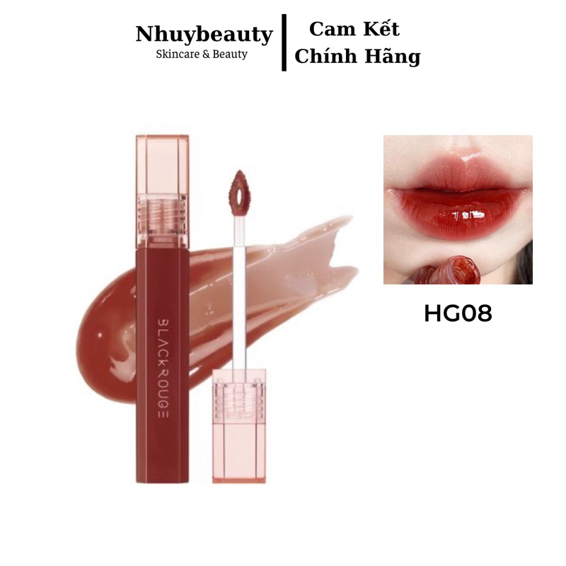 Son Tint Bóng Lâu Trôi BLACK ROUGE Half n Half Collection: Water Glow Ver 2