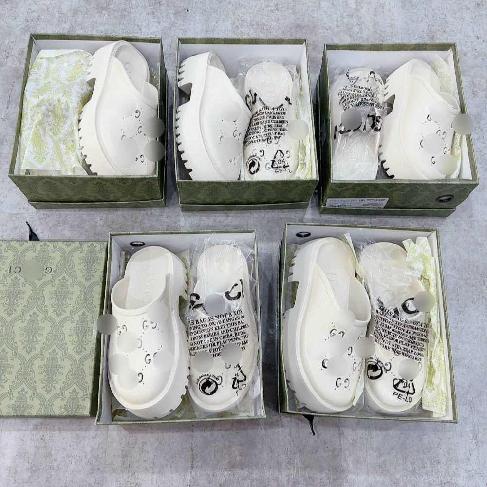 Giày sục nhựa crocs đế cao 5cm fullbox Bill túi