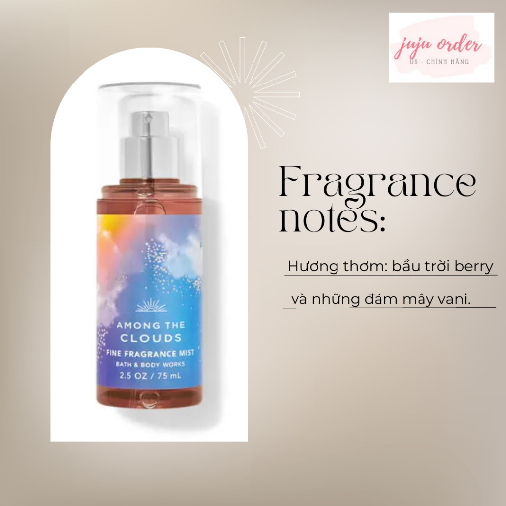 - XỊT THƠM-BODY MIST - BATH&BODYWORKS - 75ML