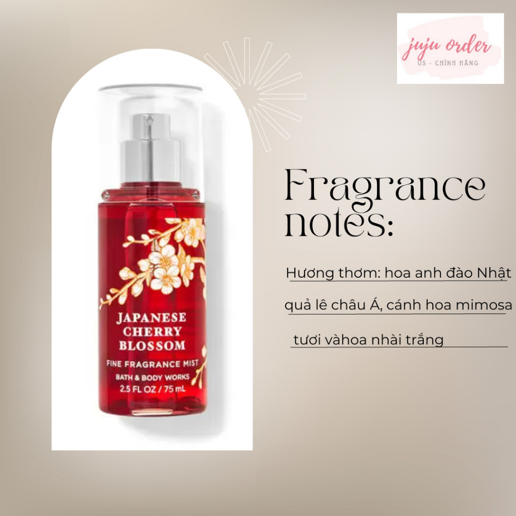 - XỊT THƠM-BODY MIST - BATH&BODYWORKS - 75ML