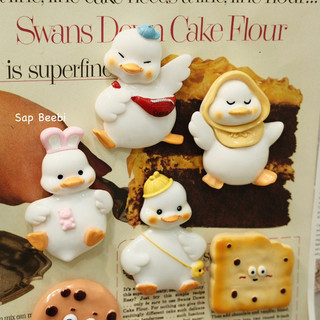 BNC018 | Nam châm hít tủ lạnh hình vịt và bánh cookie