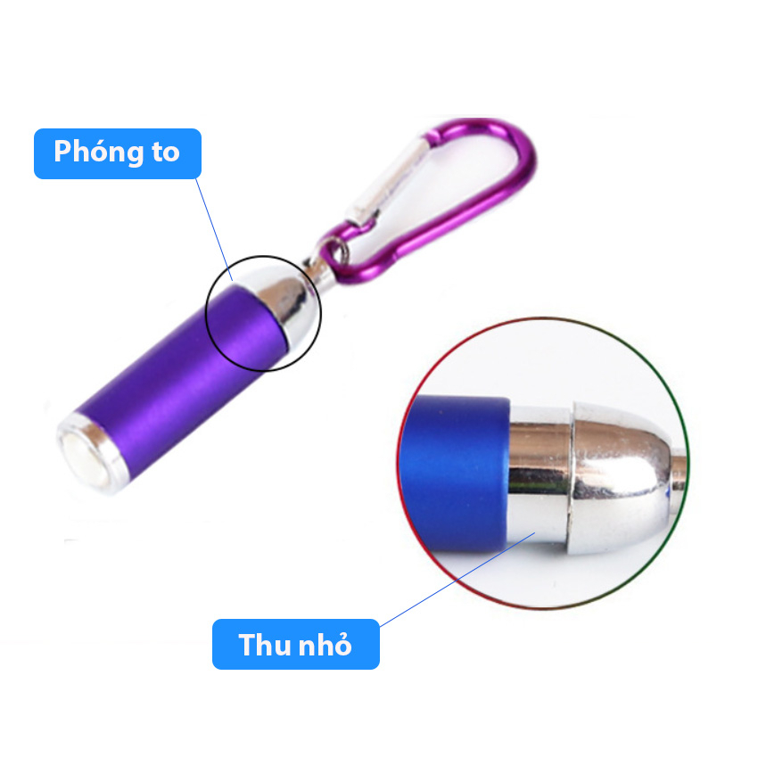 Đèn Mini Móc Chìa Khoá Đèn Pin Mini Đèn Led Siêu Sáng Du Lịch Dã Ngoại DQ02-Highlight Store