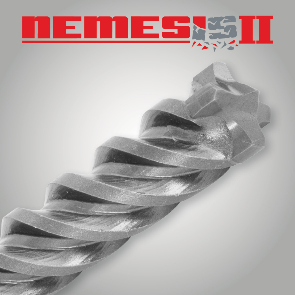 Mũi Khoan Bê Tông 4 Cạnh Nemesis II Cao Cấp Chuôi SDS Plus Sản Xuất Tại Đức MAKITA  - Chính Hãng