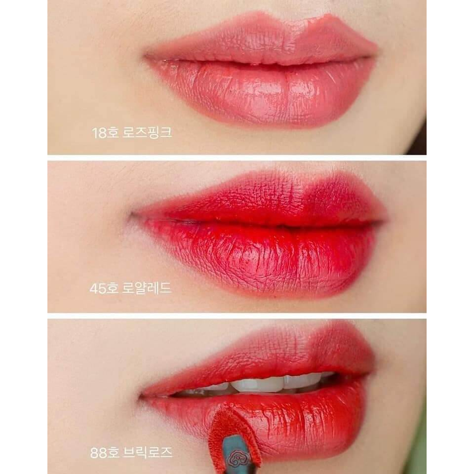 Son kem lỳ Đông y The History of Whoo Gongjinhyang Mi Velvet Lip Liquid g