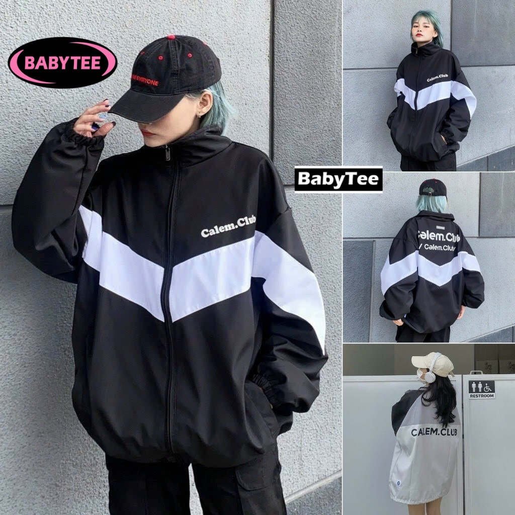 Áo khoác gió, áo khoác dù unisex Ullzang dành cho nam nữ