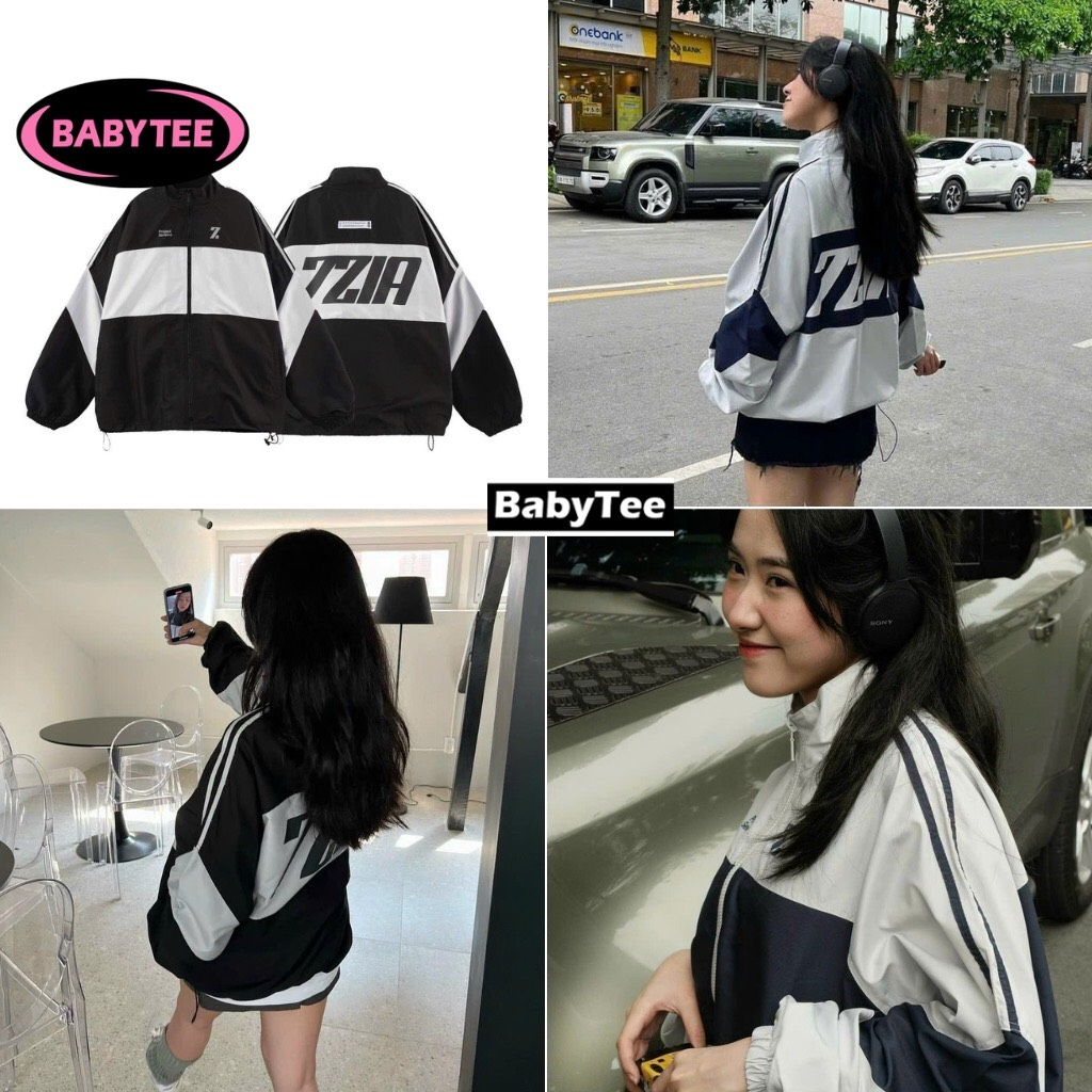 Áo khoác gió, áo khoác dù unisex Ullzang dành cho nam nữ