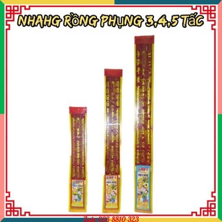 Nhang rồng phụng đỏ cao 3,4,5 tấc