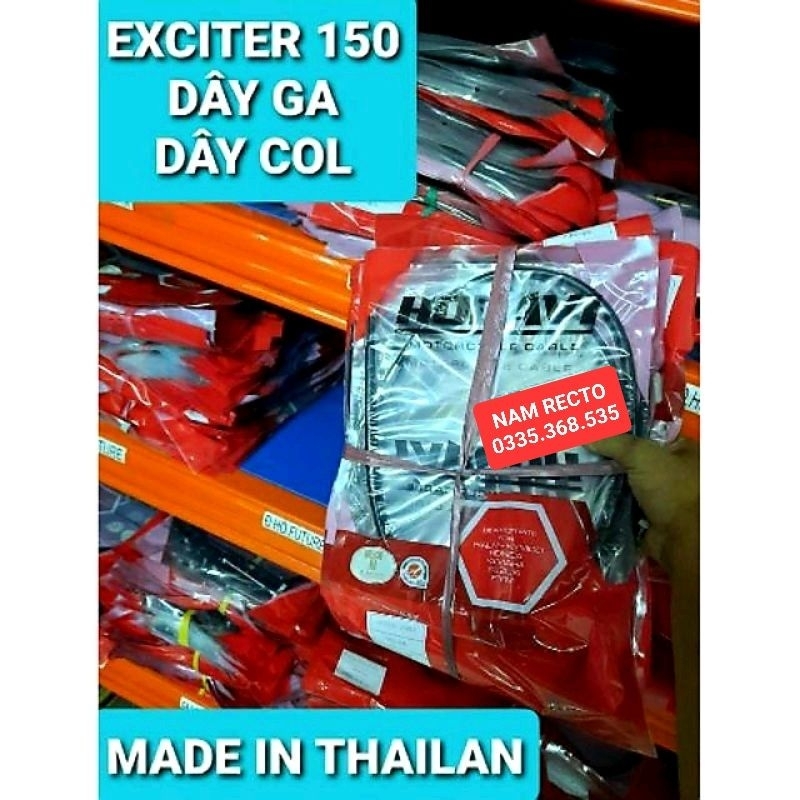 Dây col,dây côn,dây ga exciter 150,exciter 155 Hadovi Thailand
