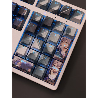 Keycap Honkai: Star Rail Silver Wolf Model, chất liệu PBT