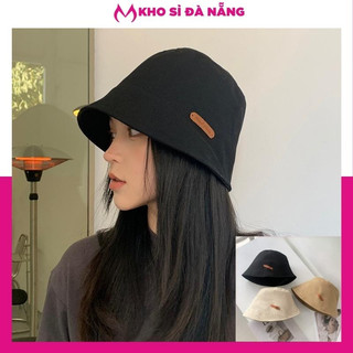 Mũ bucket trơn vành cụp thời trang unisex dễ phối đồ