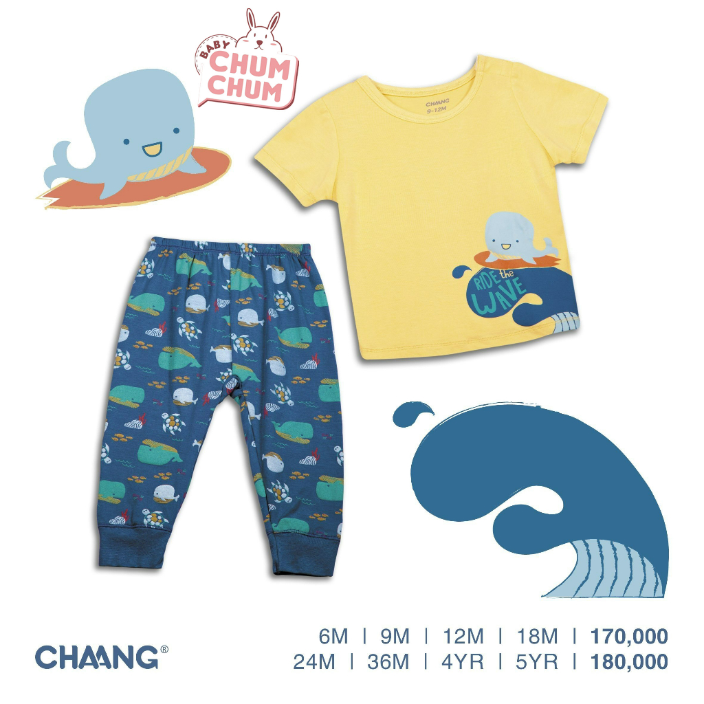 Bộ Cúc Vai Sea Vàng CHAANG SS22D1