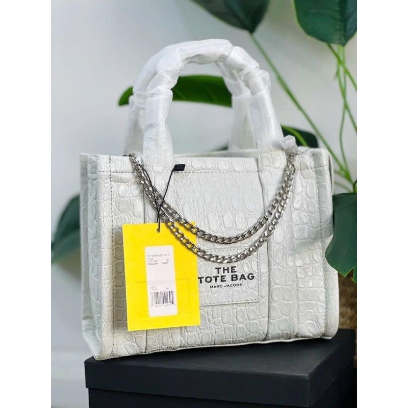 TÚI TOTE M🅰️RC J🅰️COBS LEATHER TOTE BAGS🤍