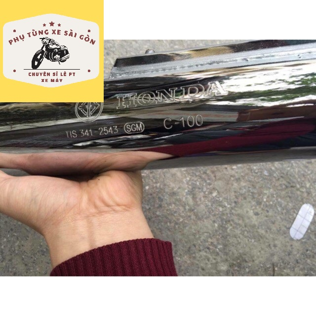 Pô 2543 cho xe Dream, Wave nhỏ, Wave RS100, Wave Alpha