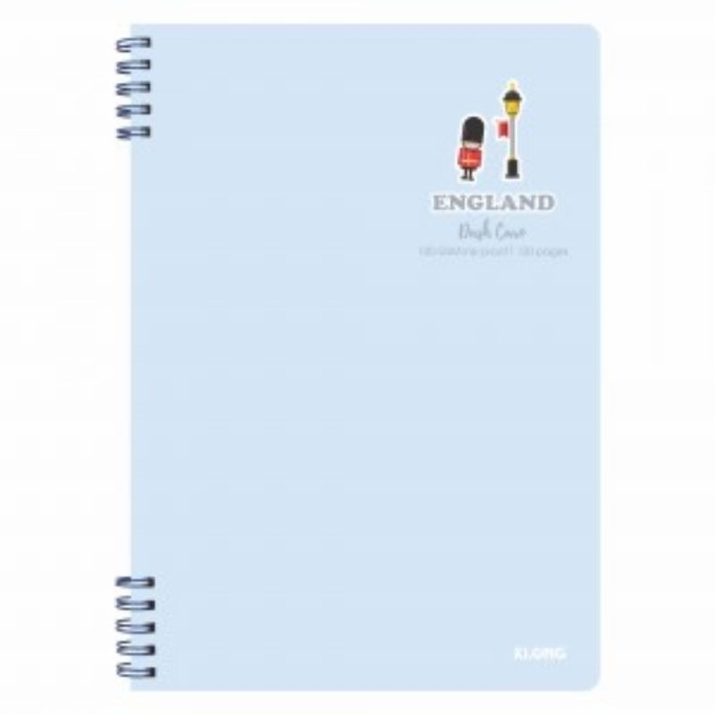 Sổ Dash Caro lò xo kép 2 đầu B5 120 trang 100/76 KLONG MS: 504