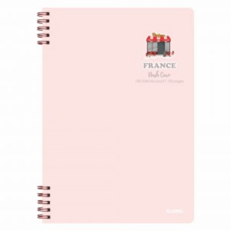 Sổ Dash Caro lò xo kép 2 đầu B5 120 trang 100/76 KLONG MS: 504