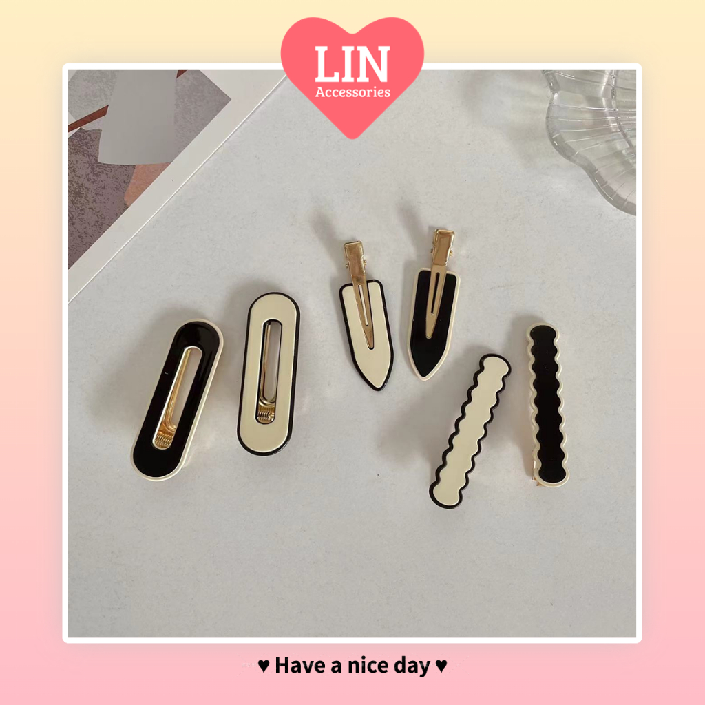 Kẹp Tóc Mỏ Vịt LIN Đơn Giản Thanh Lịch