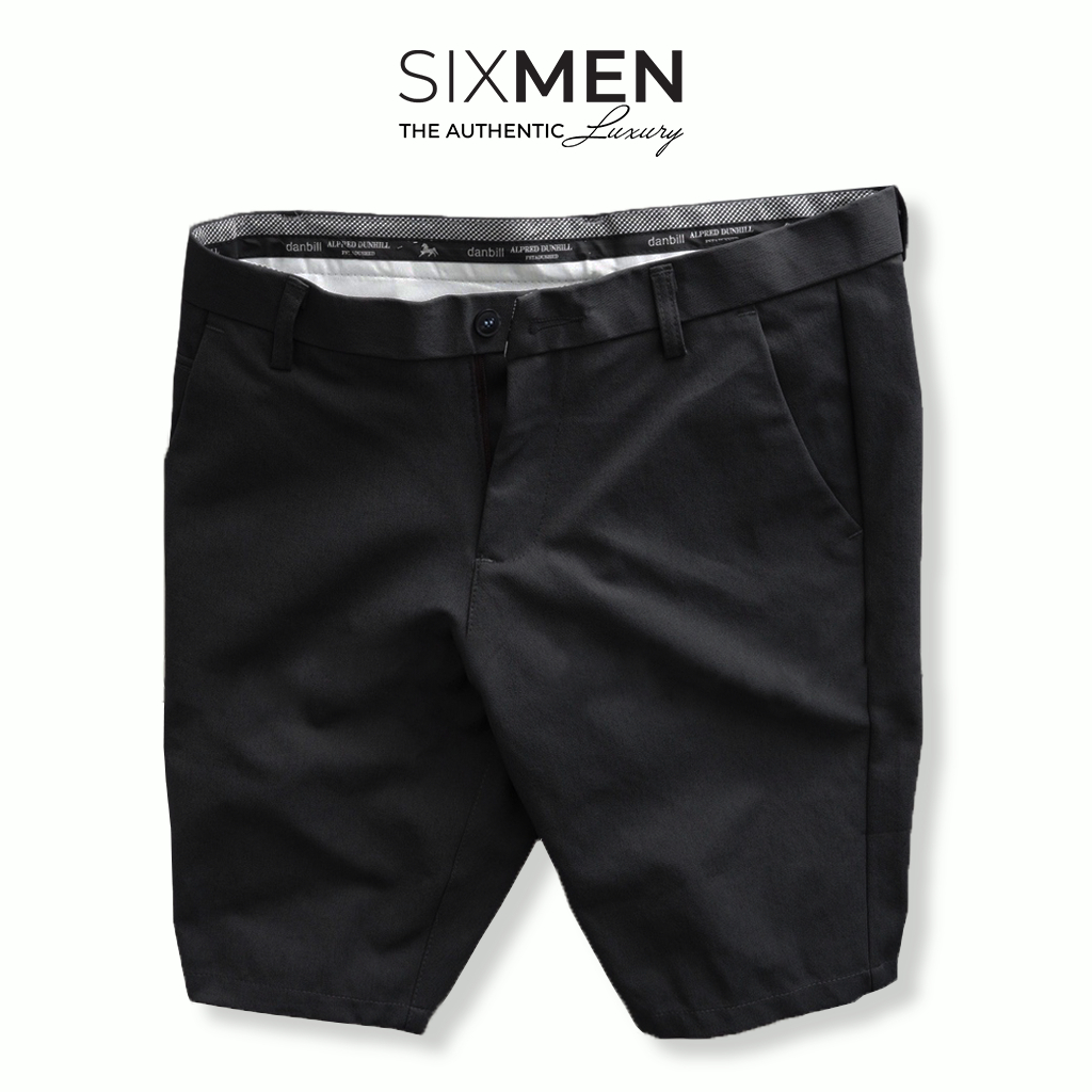 Quần short kaki nam cao cấp SIXMEN vải kaki tây xuất xịn, co giãn - Màu Xám Xanh