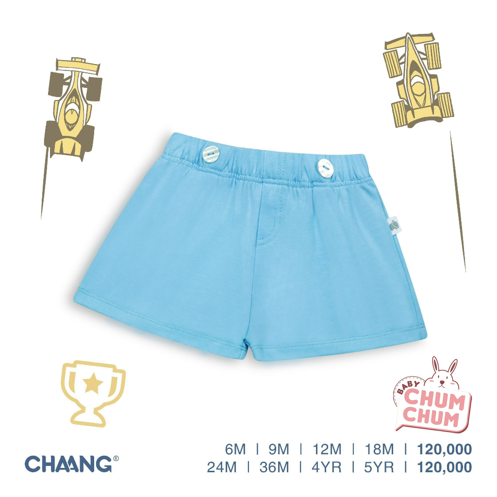 Quần Short Active Xanh Da Trời CHAANG SS22D5