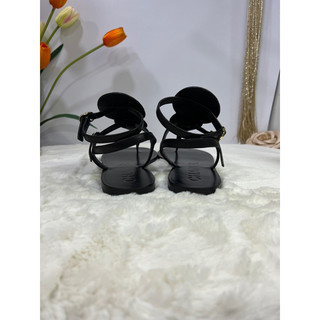 giày đen hoa size 38C(39)