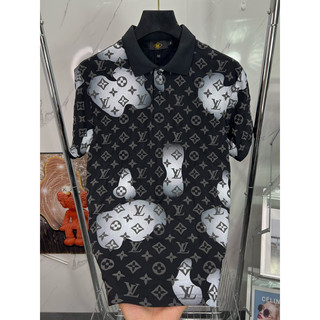 Áo thun cổ trụ dập vân nổi, from chuẩn shop