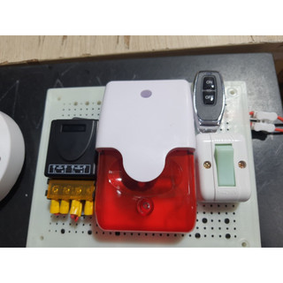 Bộ báo cháy liên gia hộ gia đình, điều khiển từ xa, kết hợp đầu báo khói, Gas tự động, còi báo 110db