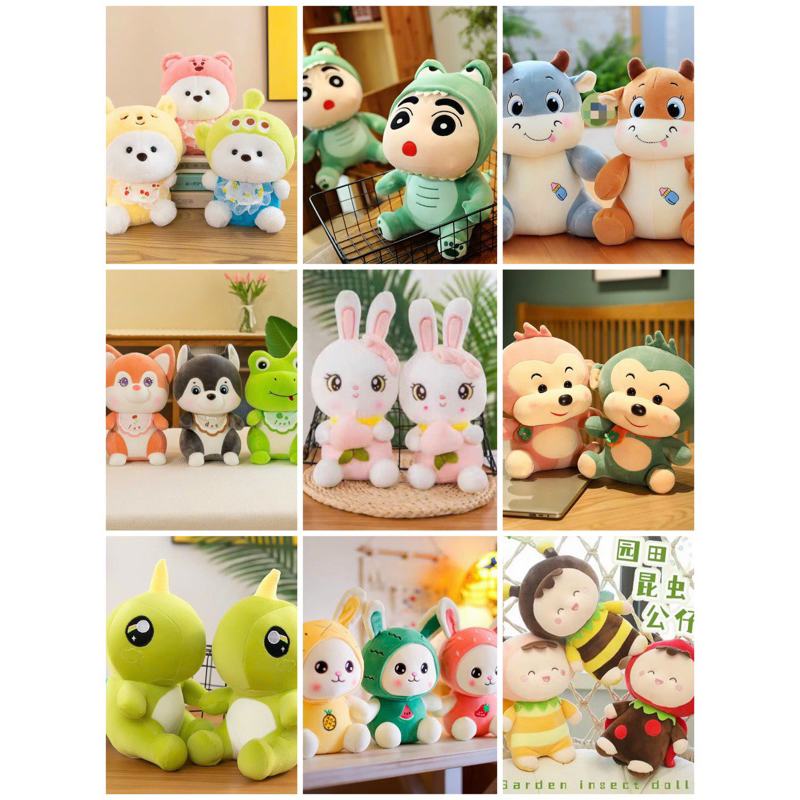 (SỈ) Gấu Bông Đủ Mẫu 25cm Cao Cấp- Chất Miniso Mềm-Quà Tặng Ý Nghĩa-Siêu Đáng Yêu-Gấu Bông Xinh
