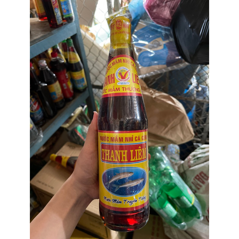 Nước Mắm Nhĩ Cá Cơm Thanh Liêm chai sành