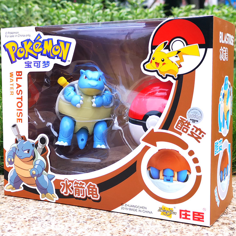 [Full Box] Đồ Chơi Mô Hình Lắp Ráp Pokemon Nhiều Mẫu Nhân Vật, Lắp Gọn Bỏ Vào Quả Bóng Biến Hình Được Làm Quà Cho Bé